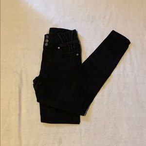 Women’s black high waisted jeans